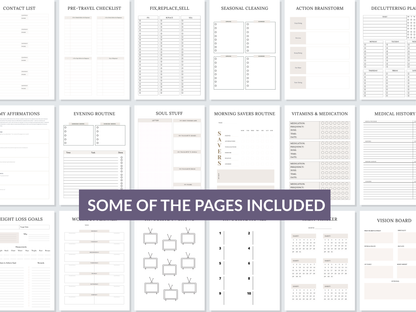 PLR/MRR 7500+ Pages Digital Planners, Journals & Trackers
