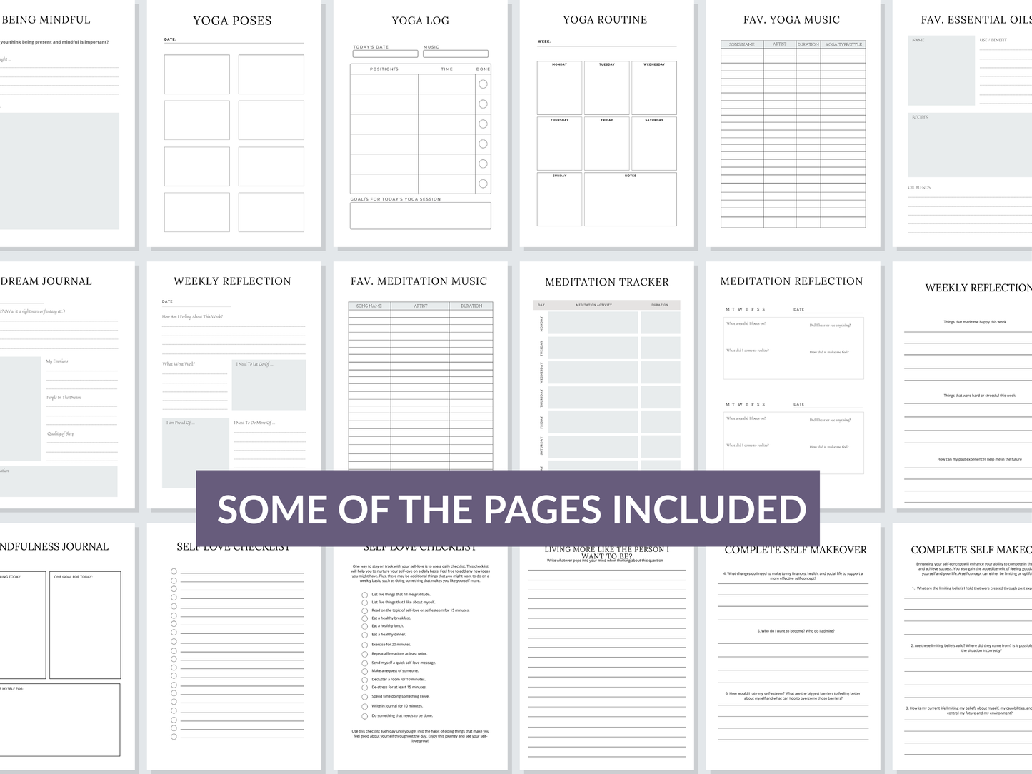 PLR/MRR 7500+ Pages Digital Planners, Journals & Trackers