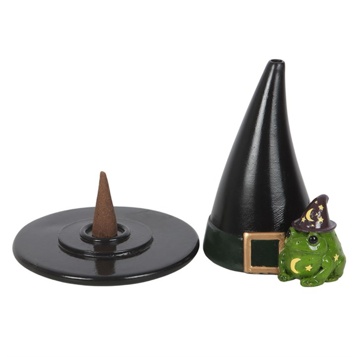 Magic Toad & Witch Hat Incense Cone Holder