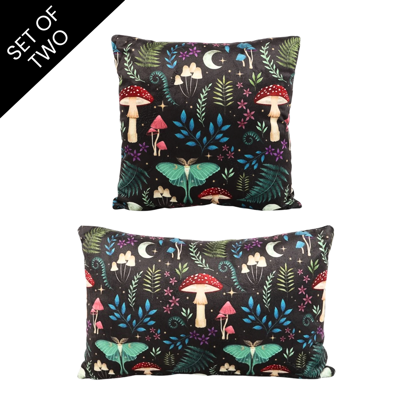 Dark Forest Mixed Cushion Set of 2