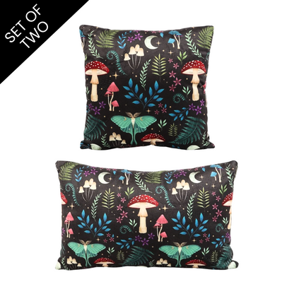 Dark Forest Mixed Cushion Set of 2