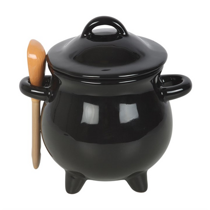 Mischief & Magic Cauldron Soup Bowl with Spoon