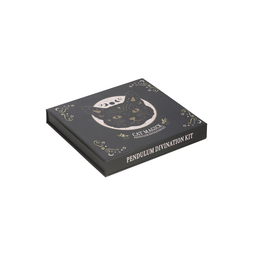 Black Cat Magick Pendulum Divination Kit