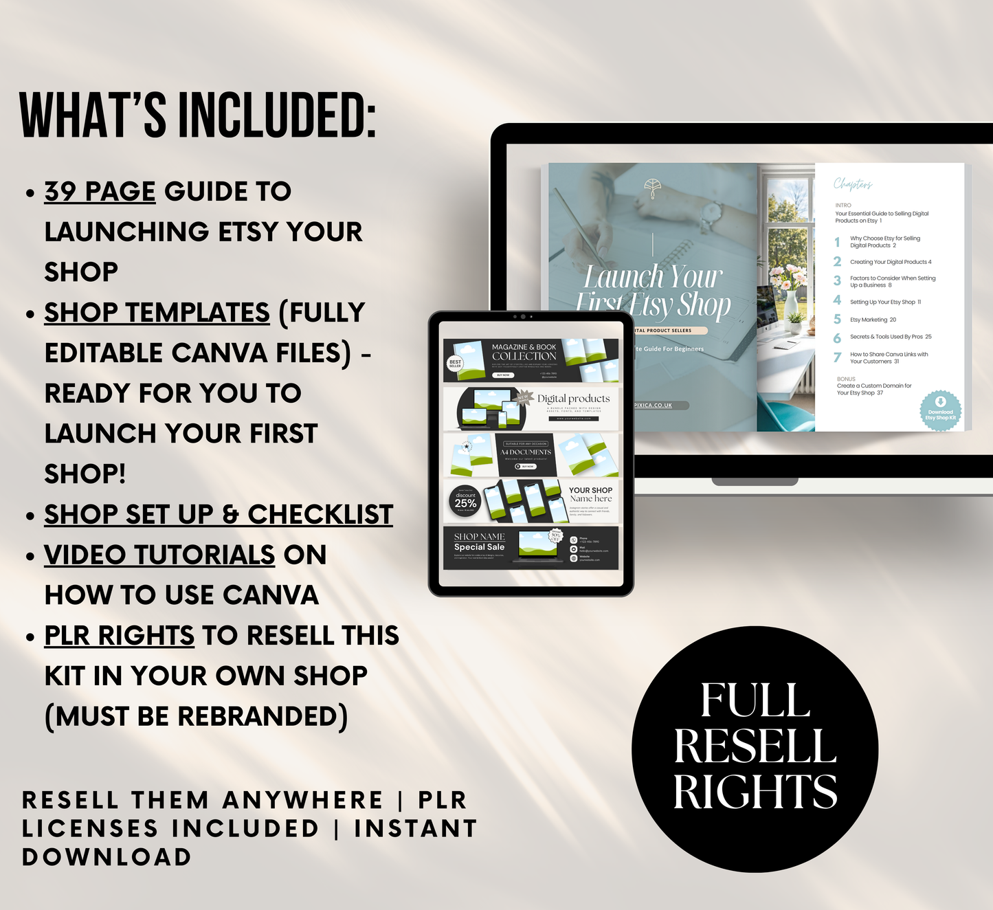 PLR Etsy Shop Kit Beginner’s Step-by-Step Guide