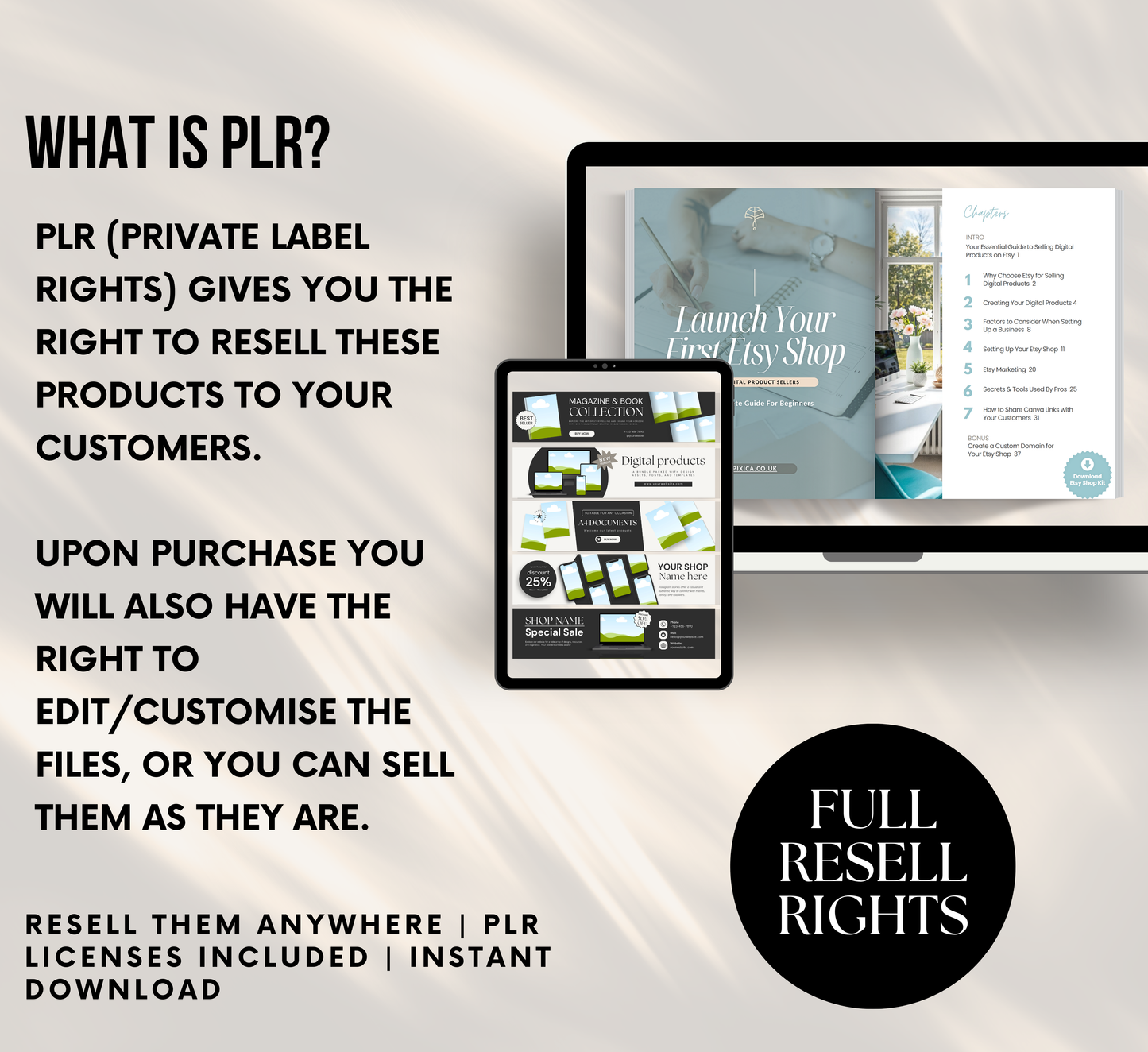 PLR Etsy Shop Kit Beginner’s Step-by-Step Guide