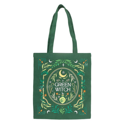 Green Witch Tote Bag