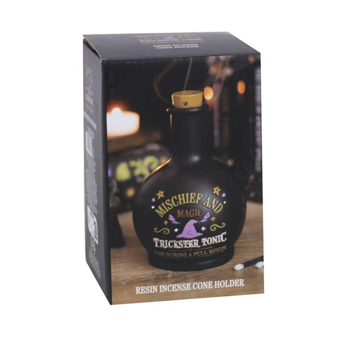 Mischief & Magic Potion Bottle Incense Cone Holder