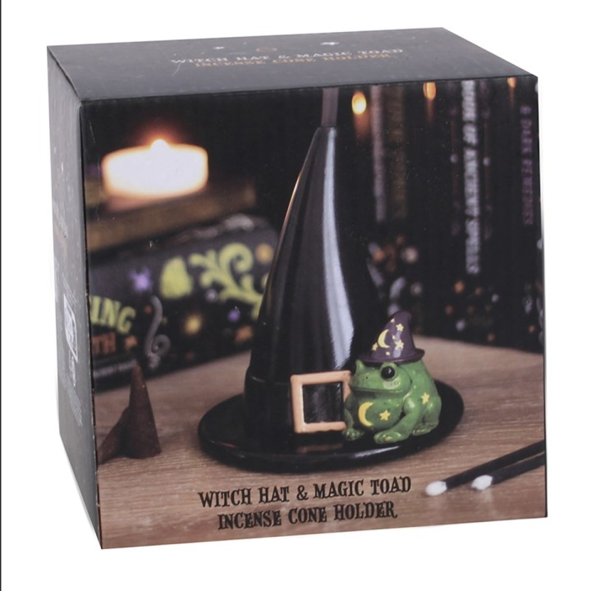 Magic Toad & Witch Hat Incense Cone Holder