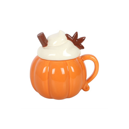 Pumpkin Cream Lidded Oil Burner & Wax Warmer