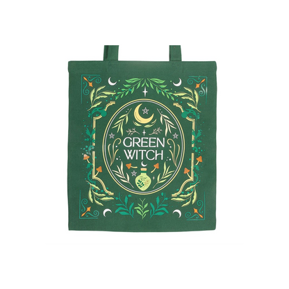Green Witch Tote Bag