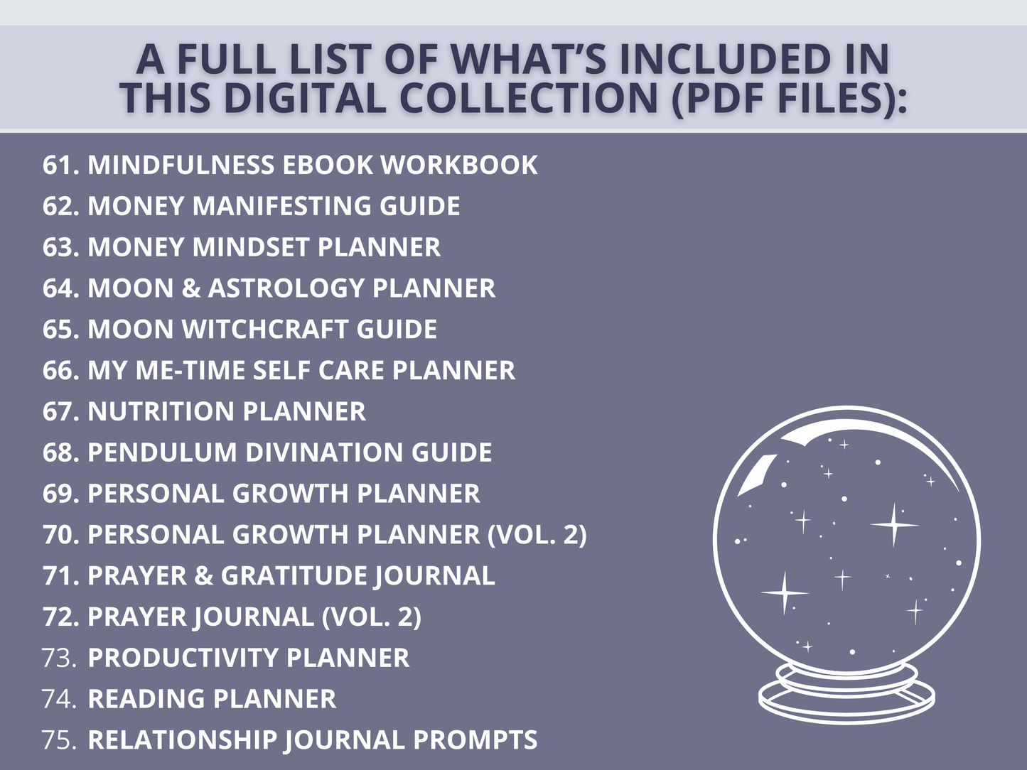 100+ Spiritual & Wellness Bundle (Instant Download)