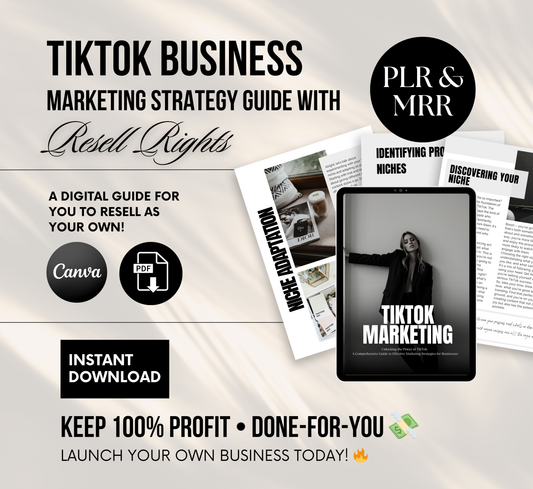 PLR/MRR TikTok Marketing Guide