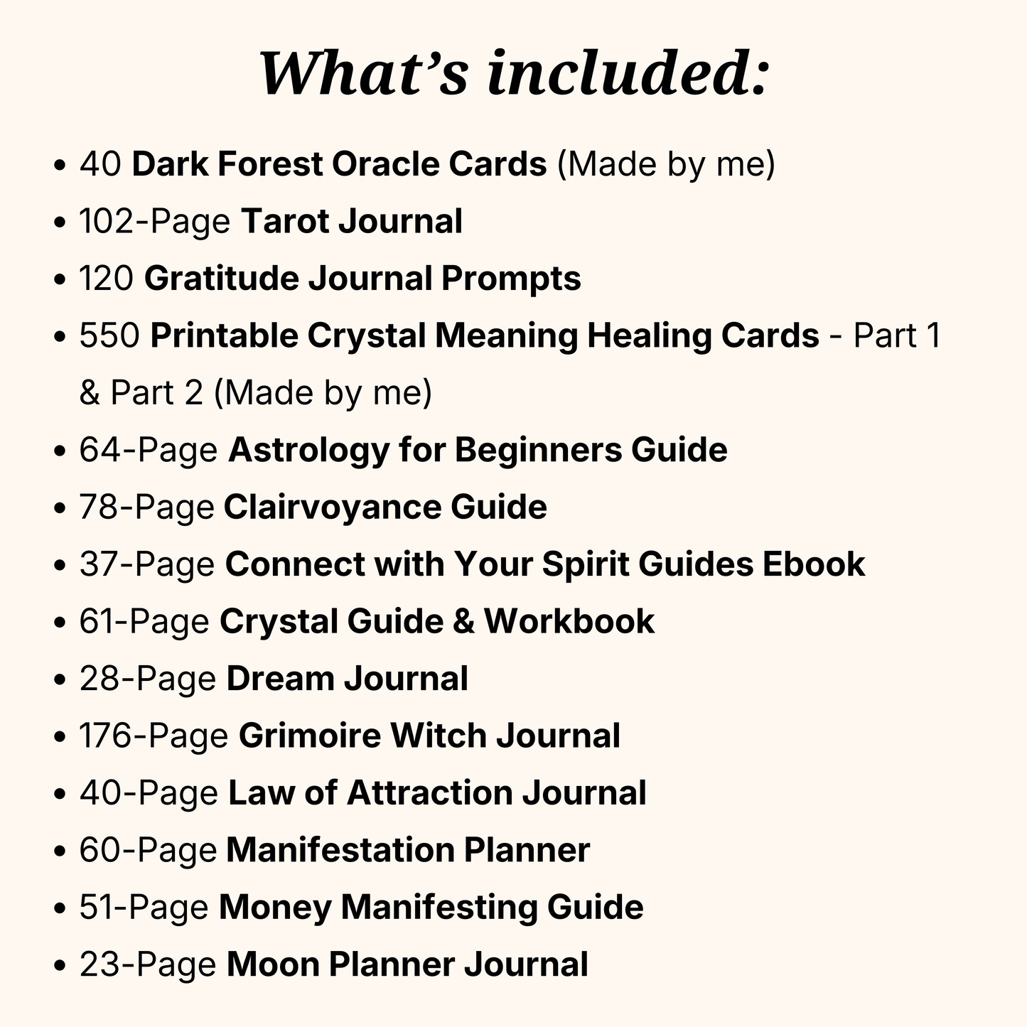 Gift For You: Witchy Digital Bundle (19 Products)