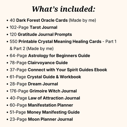 Gift For You: Witchy Digital Bundle (19 Products)