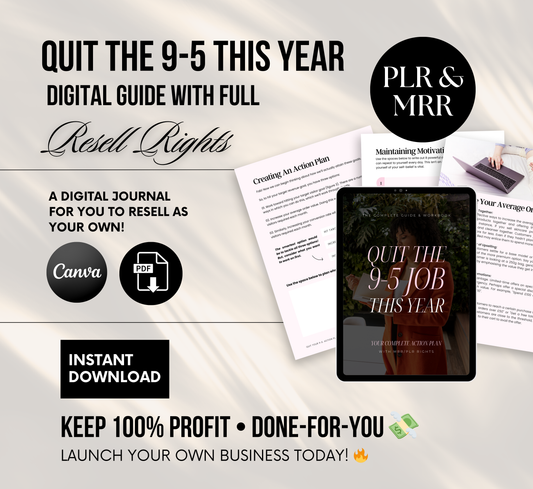 PLR/MRR Quit The 9-5 Ebook
