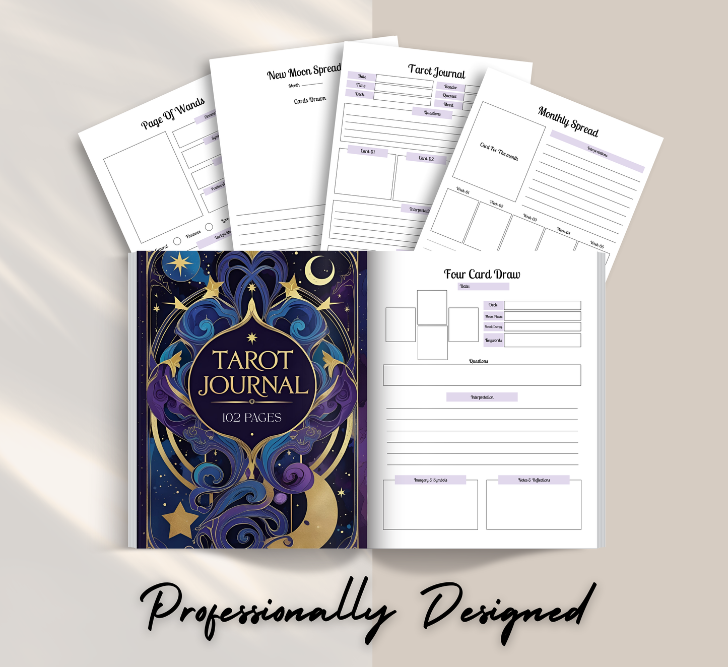 PLR/MRR Digital Tarot Journal 102-Pages