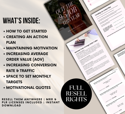 PLR/MRR Quit The 9-5 Ebook