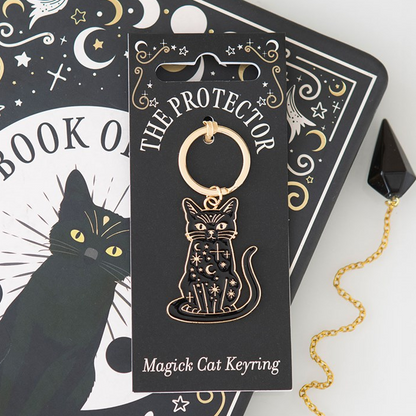 The Protector Magick Black Cat Keyring
