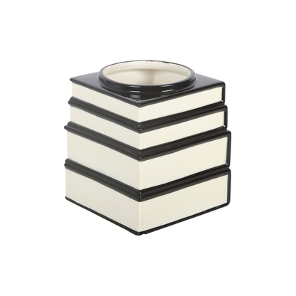 Black Cat Magick Book Stack Vase