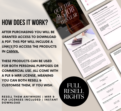 PLR/MRR Quit The 9-5 Ebook