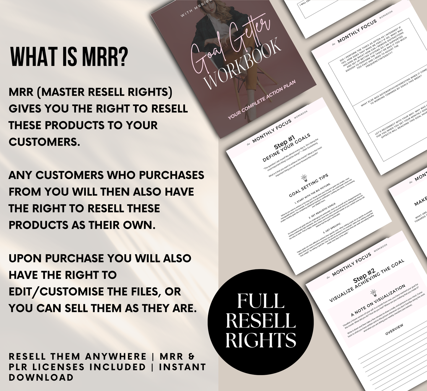 PLR/MRR Goal Getter Workbook