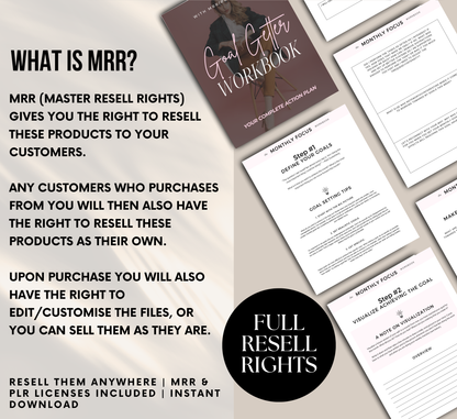 PLR/MRR Goal Getter Workbook