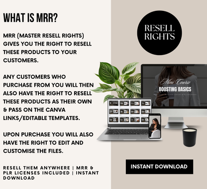 PLR/MRR 12 Mini Courses Digital Marketing