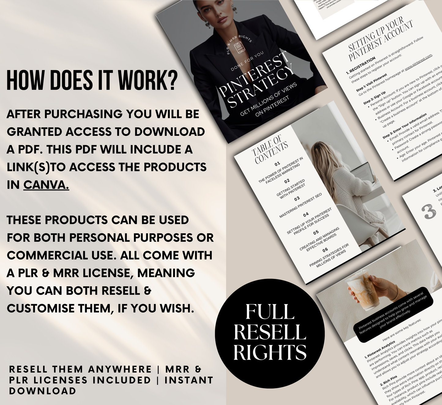 PLR/MRR Pinterest Marketing Strategy Ebook