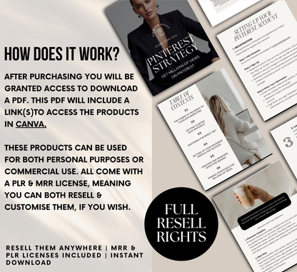 PLR/MRR Pinterest Marketing Strategy Ebook