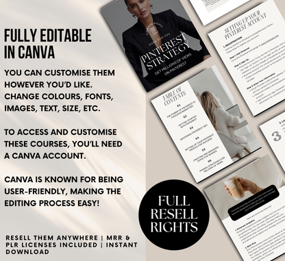 PLR/MRR Pinterest Marketing Strategy Ebook