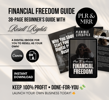 PLR/MRR Achieve Financial Freedom Ebook