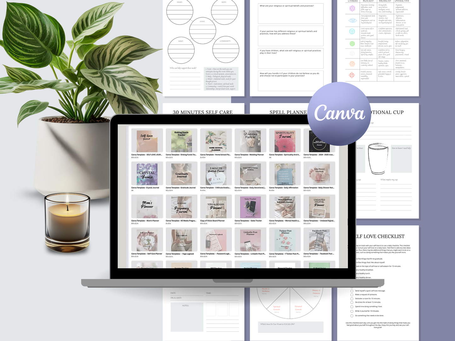 PLR/MRR 7500+ Pages Digital Planners, Journals & Trackers