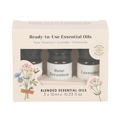 Set of 3 Floral Blended Essential Oils