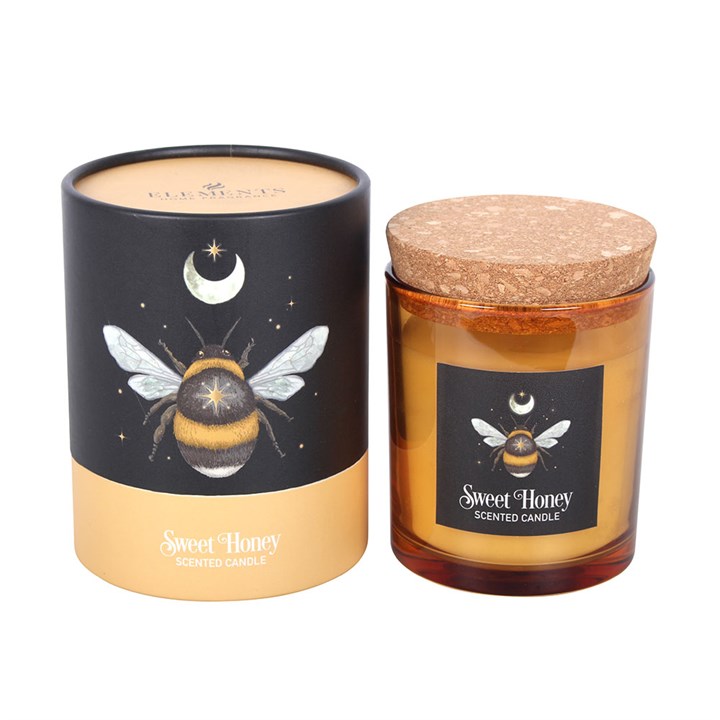 Forest Bee Sweet Honey Fragranced Glass Candle