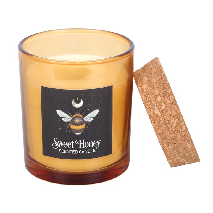Forest Bee Sweet Honey Fragranced Glass Candle