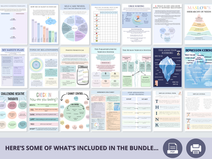 270+ Spiritual & Wellness Bundle (Instant Download)