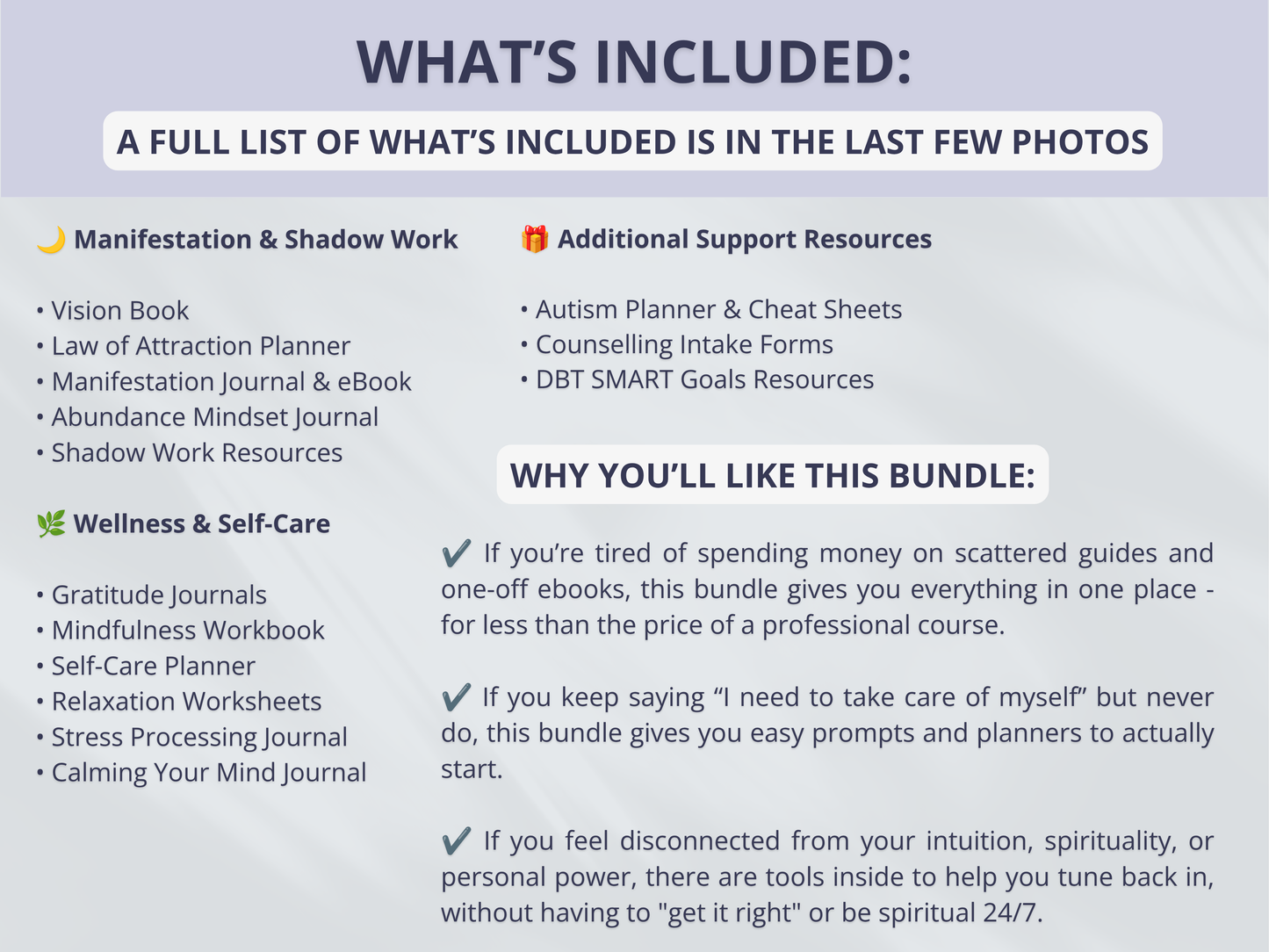 270+ Spiritual & Wellness Bundle (Instant Download)