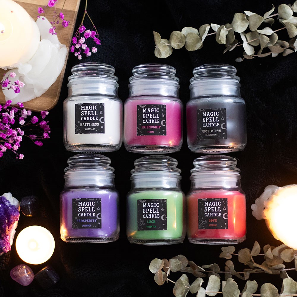 Small Magic Spell Candle Jar Gift Set