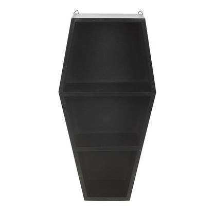 Small Black Coffin Shelf