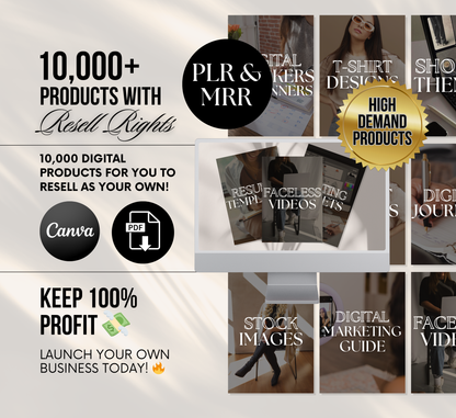 PLR/MRR 10,000+ Products Ultimate Bundle