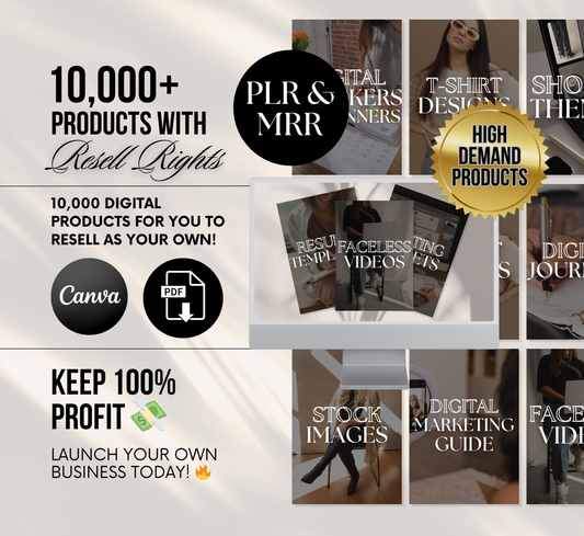 PLR/MRR 10,000+ Products Ultimate Bundle