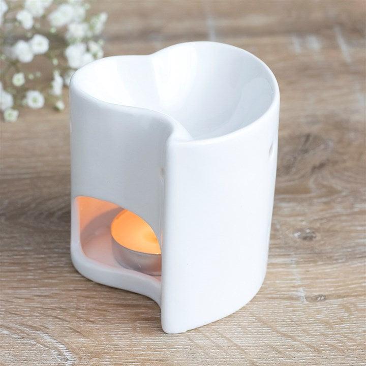 White Heart Oil Burner