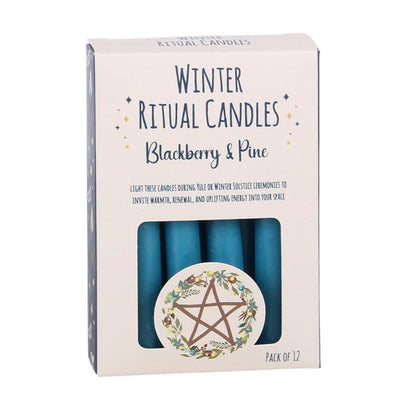 Blackberry & Pine Winter Ritual Spell Candles