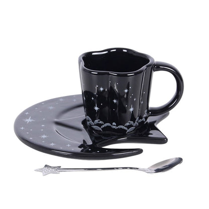 Spellbound Sky Espresso Cup, Saucer and Spoon Set