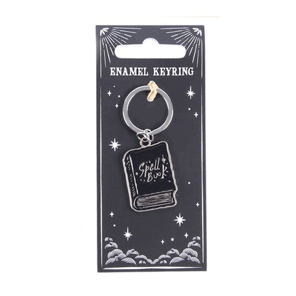 Black Spell Book Keyring
