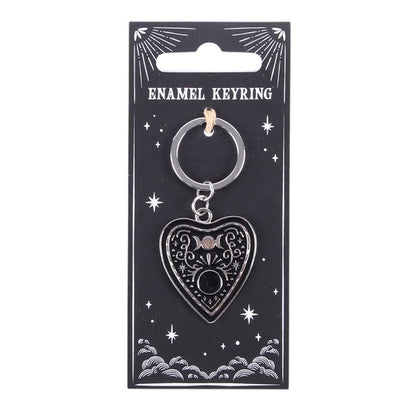 Black Planchette Keyring