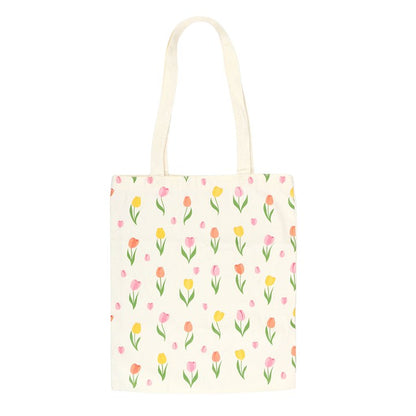 Tulip Print Tote Bag