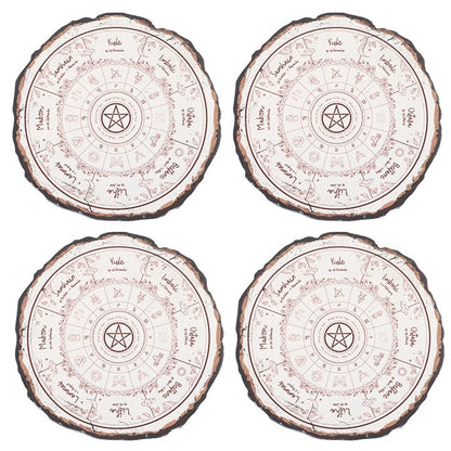 Wheel of the Year Coaster Set