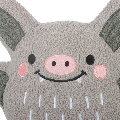 Cute Bat Boucle Cushion