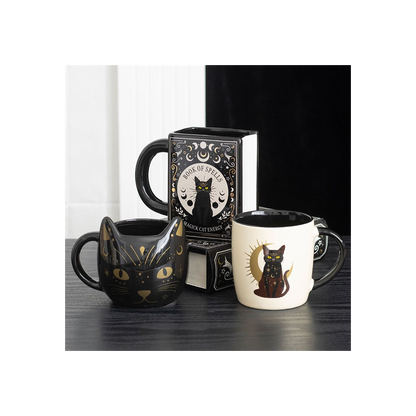 Magick Black Cat Face Mug
